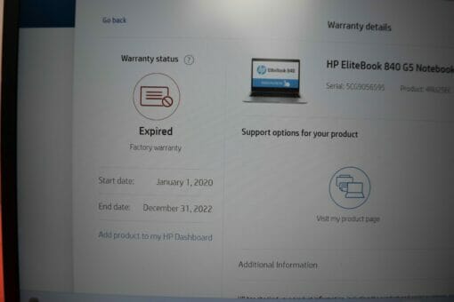 HP Elitebook 840 G5 14"