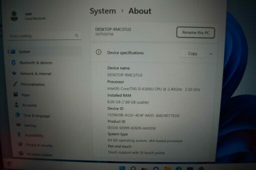 Lenovo ThinkPad T470S 14" 6th gen i5 TouchScreen