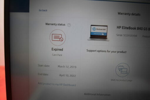 HP Elitebook 840 G5 14"