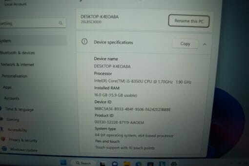 Lenovo T480s 14" i5