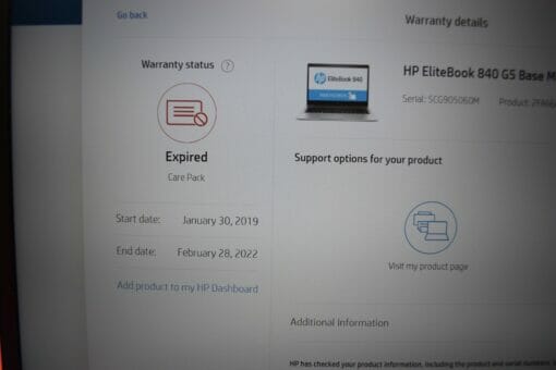 HP Elitebook 840 G5 14"