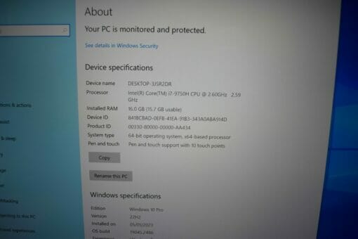 Dell XPS15 7590 15.6