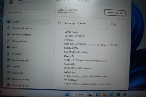 HP Elitebook 840 G5 14"