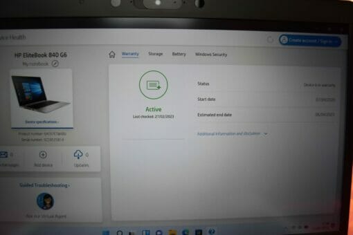 HP Elitebook 840 G6 14" i5 8th Gen RAM 16GB SSD 512GB