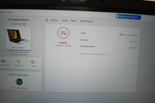 HP Elitebook 850 G5 15.6" i7 8th Gen
