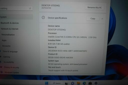 Lenovo ThinkPad T470S 14" 6th gen i5 Touch