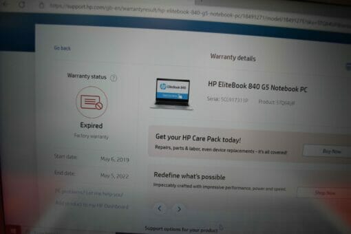 HP Elitebook 840 G5 14"