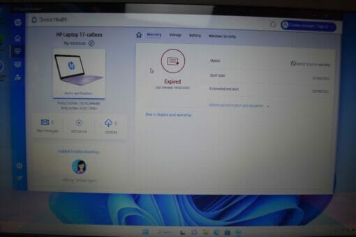 Hp 17 17.3" AMD A9 Touch RAM 16GB SSD 512GB