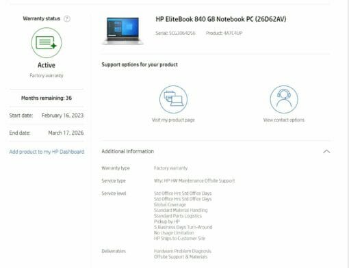 HP Elitebook 840 G8