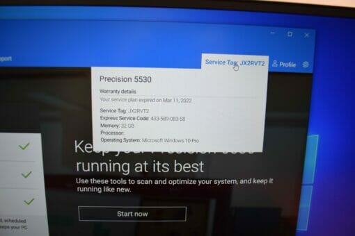 Dell precision 5530 15.6" Intel Xeon