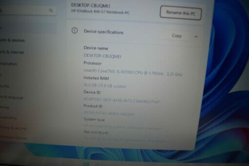 HP Elitebook 840 G7 14"