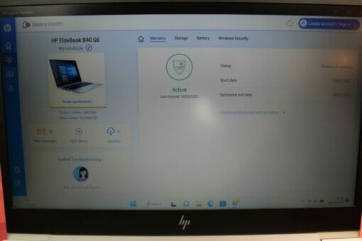 HP Elitebook 840 G6 14" i5 8th Gen RAM 16GB SSD 512GB