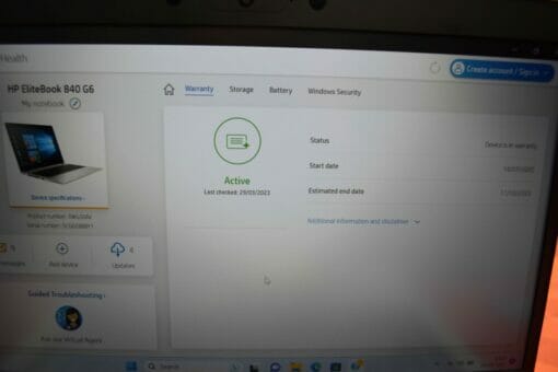 HP Elitebook 840 G6 14" i5 8th Gen RAM 16GB SSD 512GB