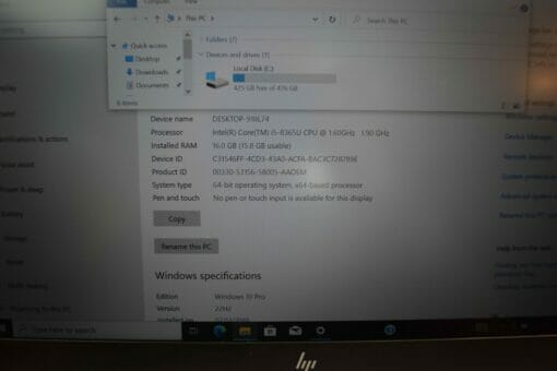 HP Elitebook 840 G6 14" i5 8th Gen RAM 16GB SSD 512GB