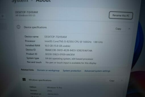 HP Elitebook 850 G5