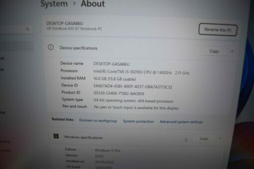 HP Elitebook 850 G7 14"