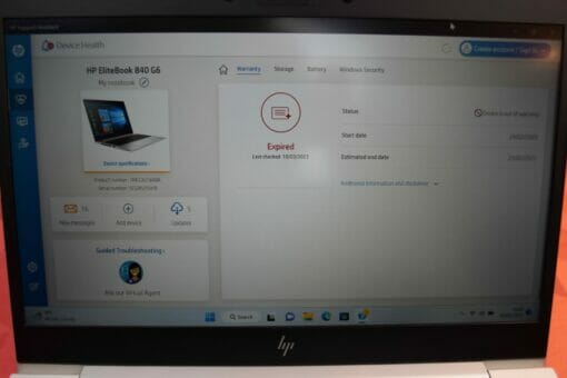 HP Elitebook 840 G6 14" i5 8th Gen RAM 16GB SSD 512GB