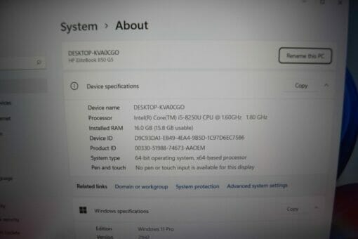 HP Elitebook 850 G5