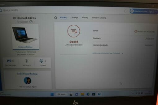 HP Elitebook 840 G6 14" i5 8th Gen RAM 16GB SSD 512GB