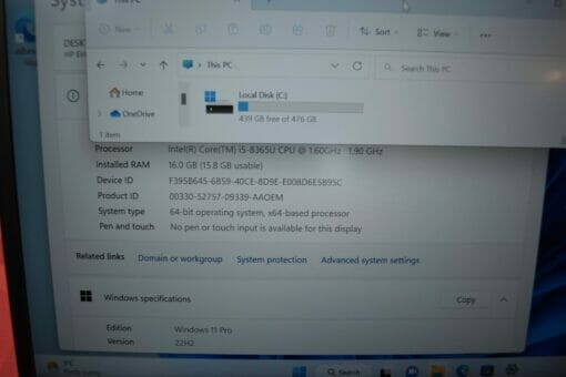 HP Elitebook 840 G6 14" i5 8th Gen RAM 16GB SSD 512GB
