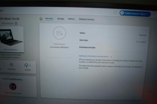 HP Zbook 15u G6