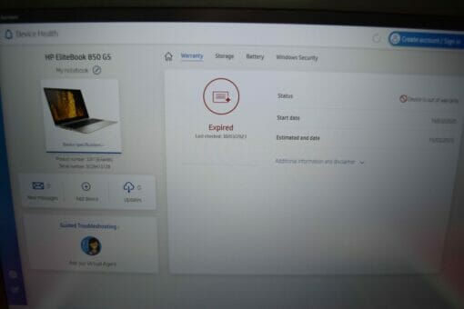 HP Elitebook 850 G5