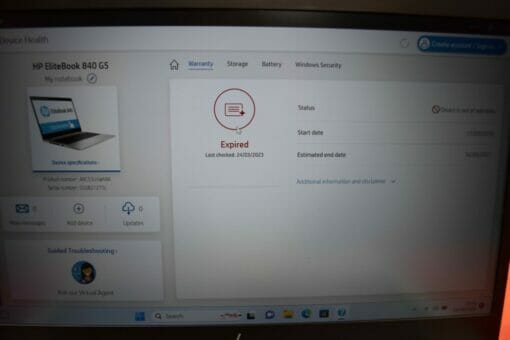 HP Elitebook 840 G6 14" i5 8th Gen RAM 16GB SSD 512GB