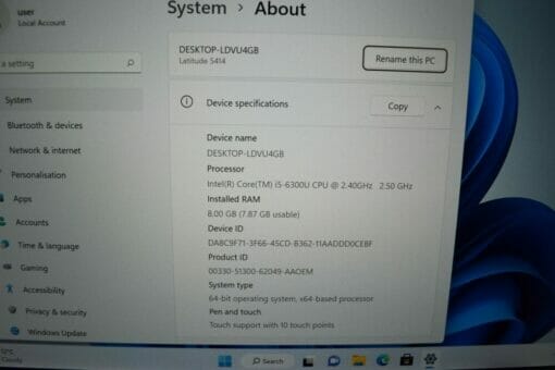 Dell Latitude 5414 RUGGED 14" i5 6th gen