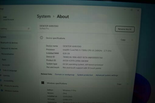Microsoft Surface Pro5