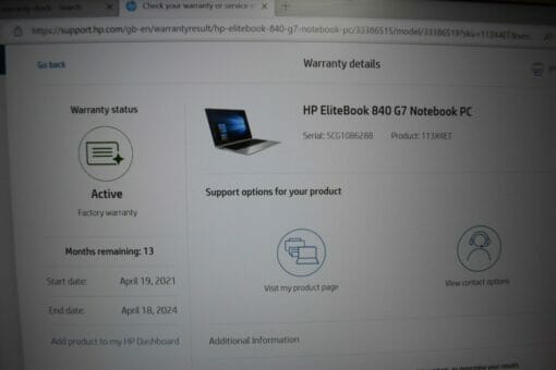 HP Elitebook 840 G7 14"