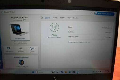 HP Elitebook 840 G6 14" i5 8th Gen RAM 16GB SSD 512GB