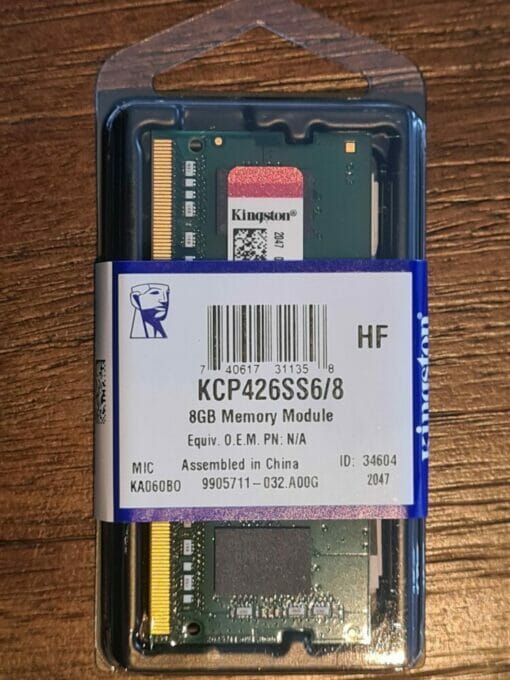 Kingston RAM 8GB DDR4