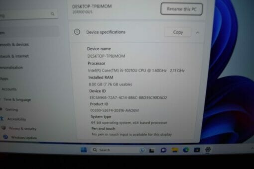Lenovo ThinkPad X1 Carbon Gen7