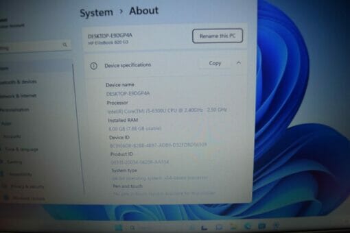 HP 820 G3 14" i5 6th Gen