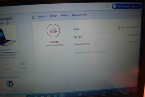 HP Elitebook 840 G4