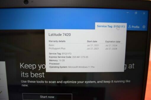 DELL Latitude 7420 14" i7 11th Gen