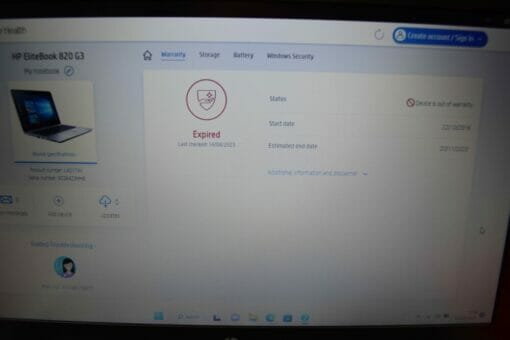 HP 820 G3 14" i5 6th Gen