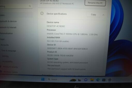 HP Elitebook 830 G7 X360 Touch 13.3" i7 10th Gen