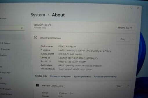 Dell Precision 5550