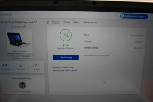 HP Elitebook 850 G7 14" i7 10th Gen