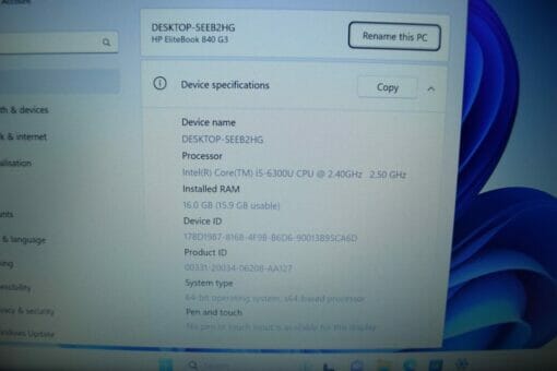 HP Elitebook 840 G3