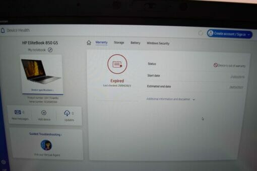 HP Elitebook 850 G5 Radeon