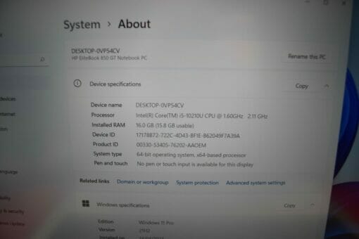 HP Elitebook 850 G7 14"