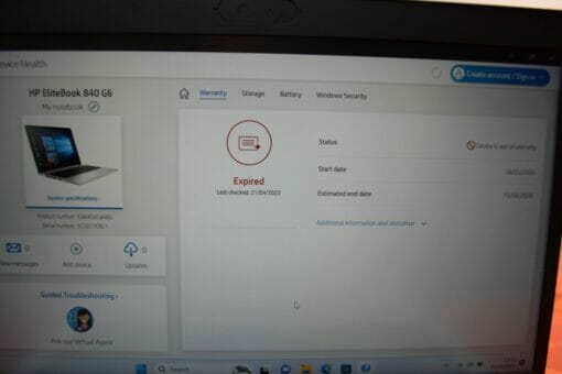HP Elitebook 840 G6 14" i5 8th Gen RAM 32GB SSD 1TB