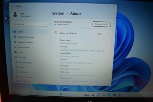 HP 820 G3 14" i5 6th Gen