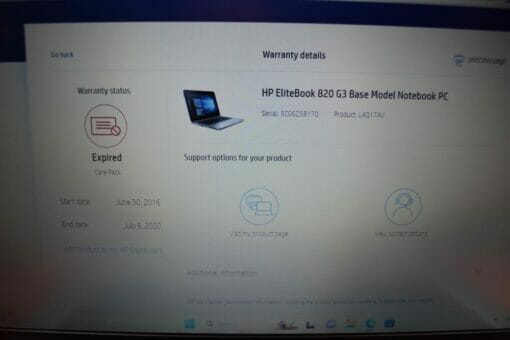 HP 820 G3 14" i5 6th Gen