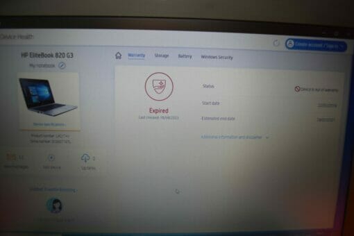 HP 820 G3 14" i5 6th Gen