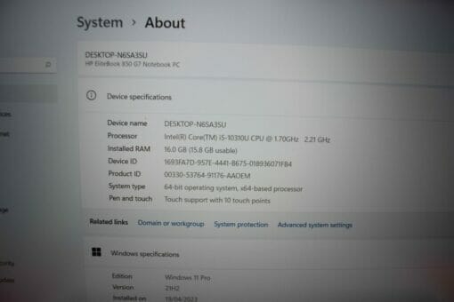 HP Elitebook 850 G7 14"