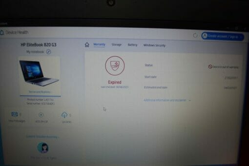 HP 820 G3 14" i5 6th Gen