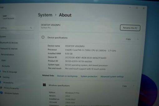 Microsoft Surface Pro5